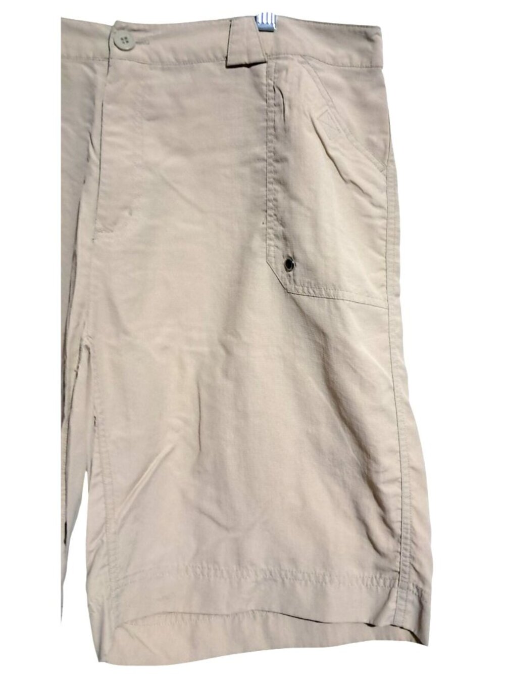 Alpine Design Nylon Cargo Shorts Womens Size 14 Tan Casual Lightweight Outdoor H - Picture 4 of 7